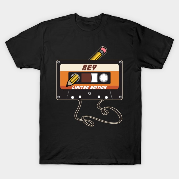 Rey - Limited Edition Cassette Tape Vintage Style T-Shirt by torrelljaysonuk